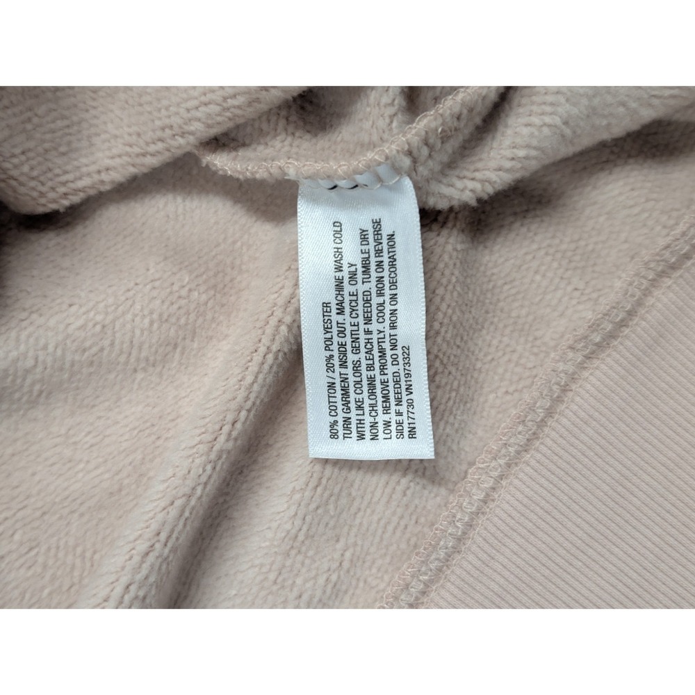 ⭐C7 Wild Fable Sweatshirt Womens West Coast Cali Fleece Crew Neck Size S, Pink - Picture 7 of 7